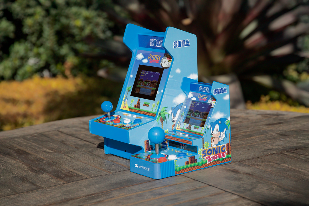 SEGA OF AMERICA AND MY ARCADE LAUNCH NEW SONIC THE HEDGEHOG RETRO VIDEO GAME DEVICES