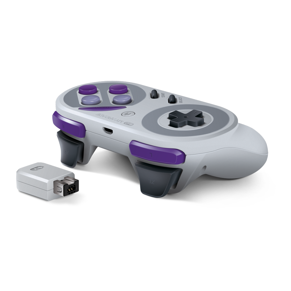 Super GamePad for SNES Classic Edition laying down