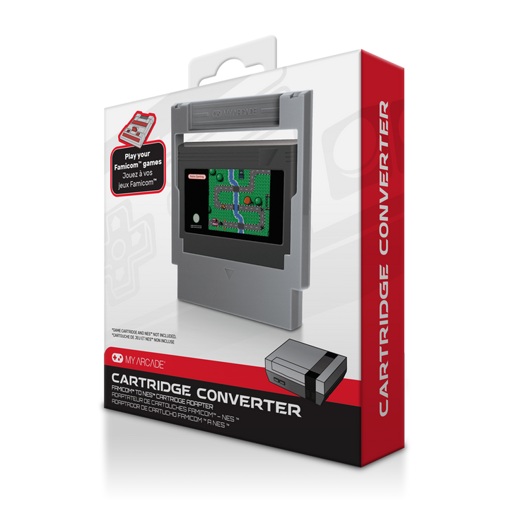 Cartridge Converter for NES package front